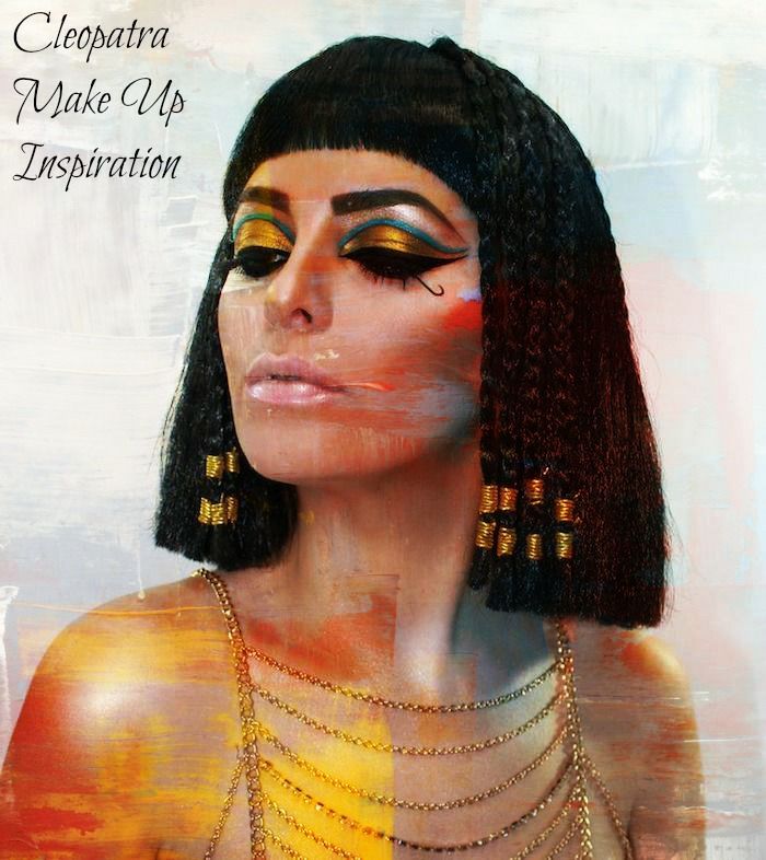 idéias de maquiagem cleopatra