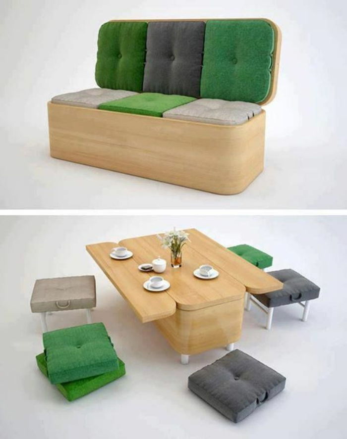 vietos taupymas baldai žalia-lovų