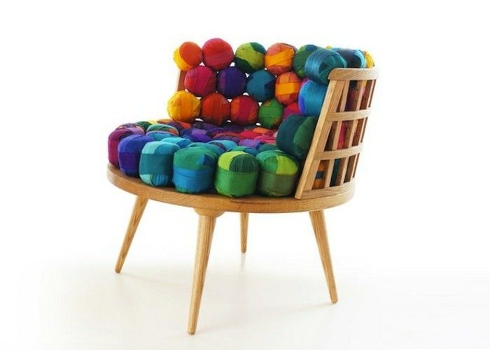 återvinning tinker-färg-design-stol