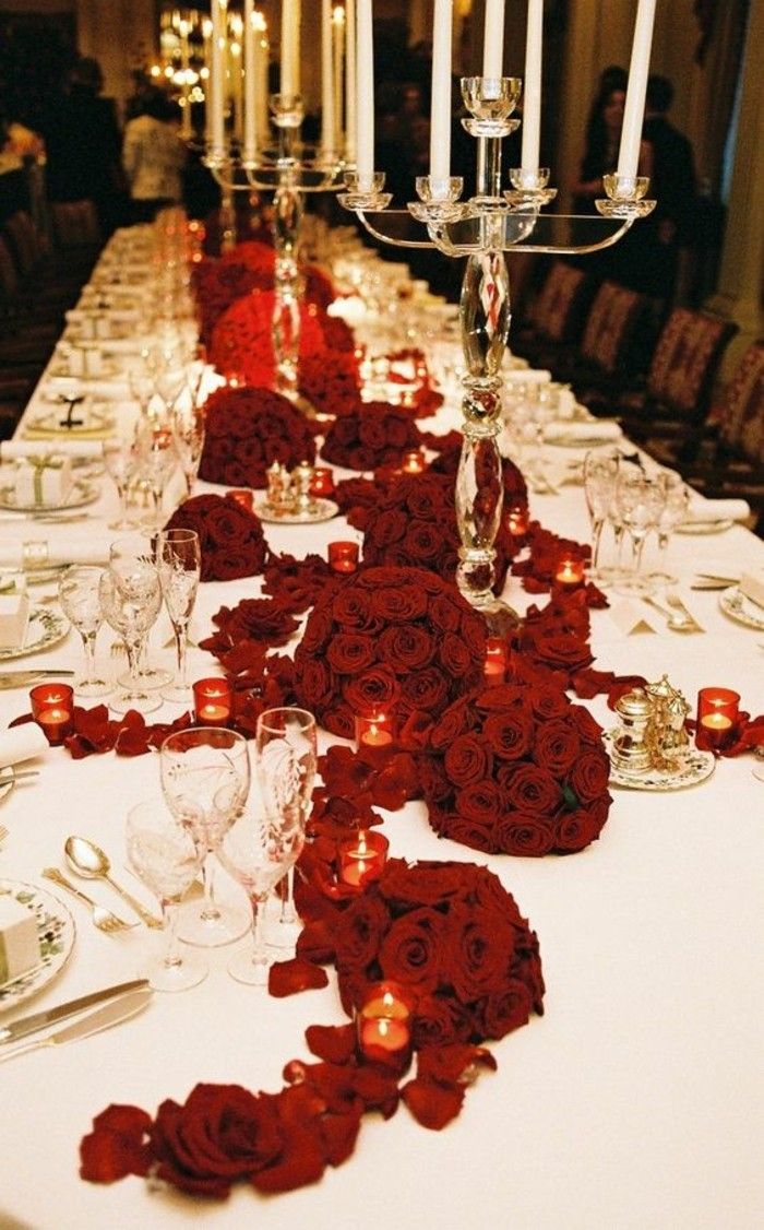 romantični poroka t-z-lepe-rdeče-vrtnice