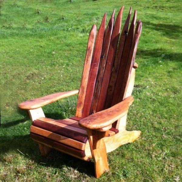 rustikk hagemøbler super stol