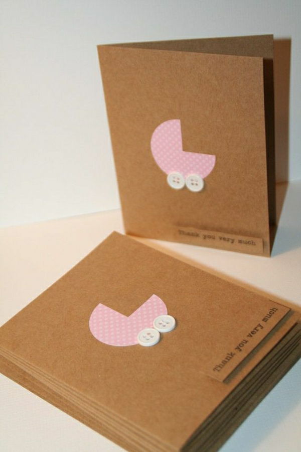 sweet-kortelės-sau-do-Diy-kortelės-Tinker-gražūs-originalios idėjos kūdikis-kortelės-gimimas