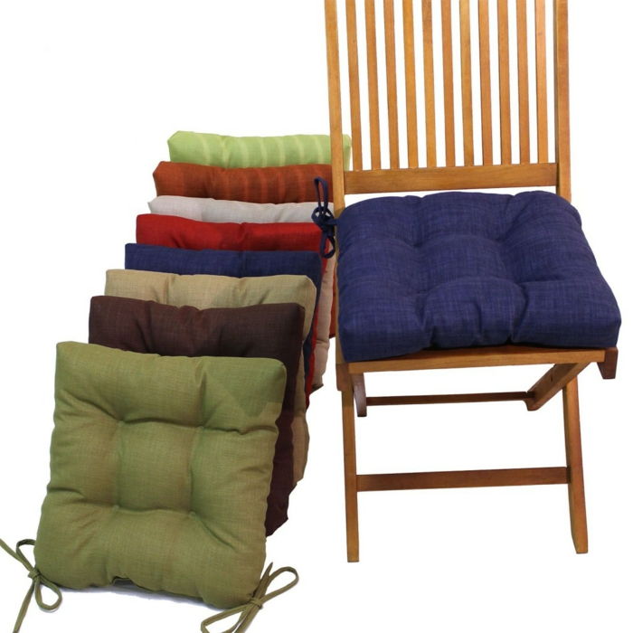 güzel-rahat-koltuk minderleri-için-sandalyeler renkli yastıklar sandalye yastıkları