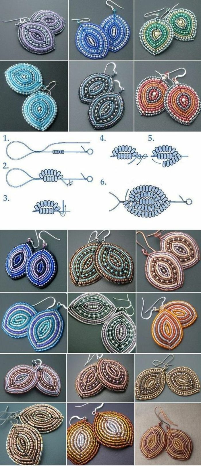DIY auskarai: žingsnis po žingsnio instrukcijos auskarams iš spalvotų plastikinių karoliukų