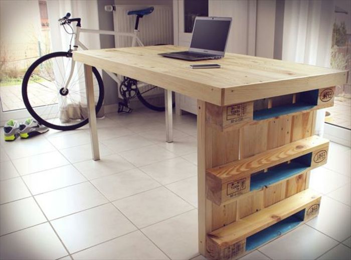 birou de auto-build-interesant-calculator de masă de lemn