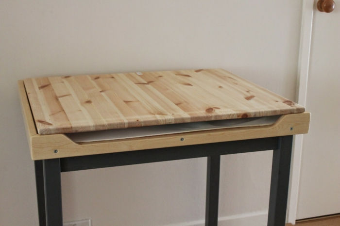 skrivebord plate Wood-modell-plassbesparende-skrivebord
