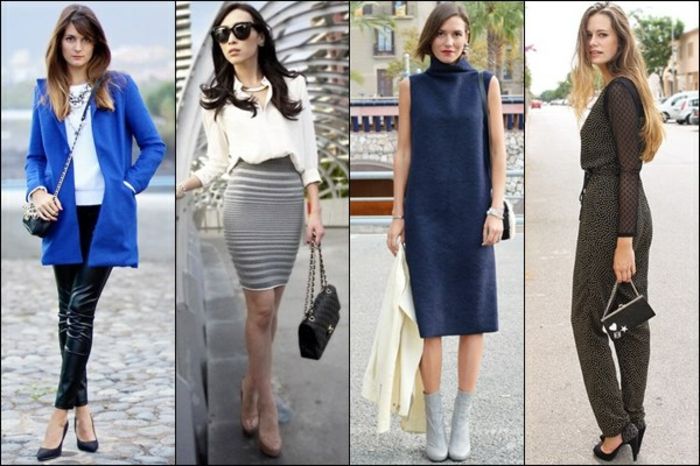 slimme casual vrouw vier inspiraties voorbeelden van elegante sportief geklede vrouwen