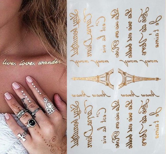 extraordinárias tatuagens idéias para mulheres anéis e manicure combinados com tatuagem na mão