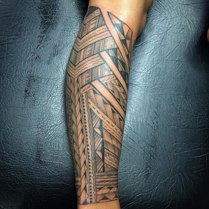 tetovacie štýly, nech Samoan tetovanie na nohavičke