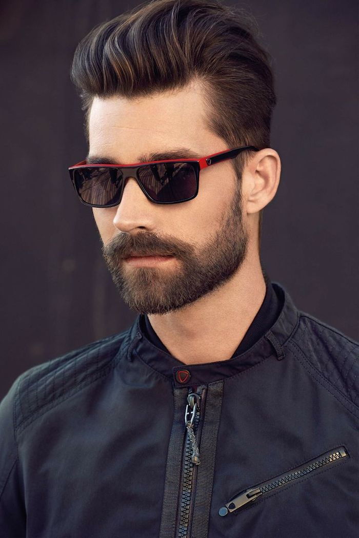 sidecut uomo casual stile vestito uomo trendy occhiali da sole nero e rosso atletico