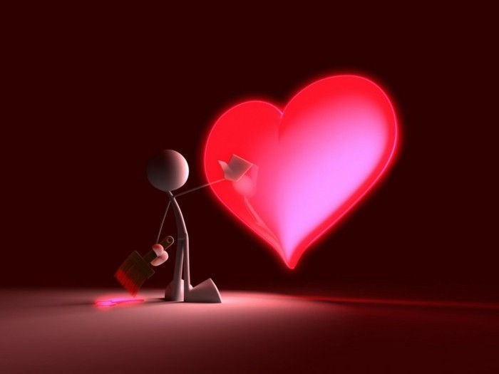 valentines tapeter animation-ljus-stor-siffra