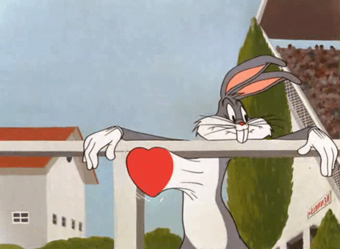 valentines tapeter bugs-bunny-vacker animation