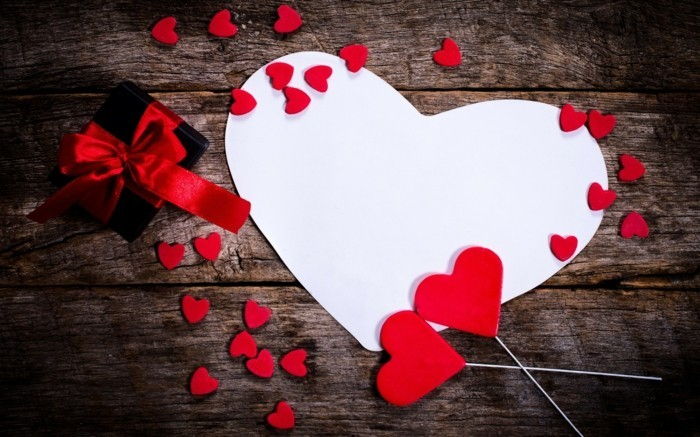 valentines tapeter kreativa modell-heart-in-white-färg