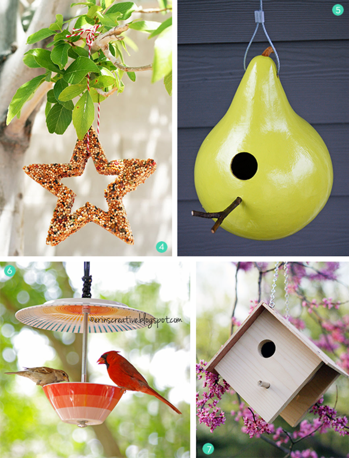Quattro fantastiche idee per casette per uccelli, nidi e bellissime decorazioni per il tuo giardino o balcone allo stesso tempo