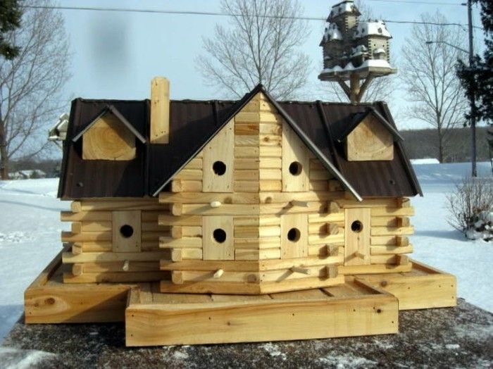 vogelzaad huis-eigen-build-a-milieuvriendelijke vogelzaad-house-own-build