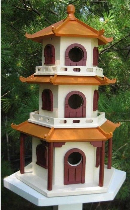 vogelzaad huis-eigen-build-own-te bouwen met Chinese motieven-a-vogelzaad house-
