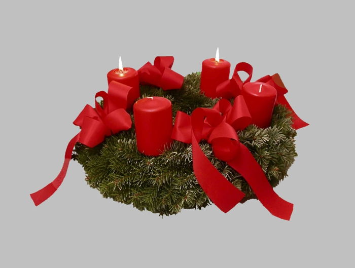 brúsiť na-seba-are-nádherné-červeno-vianočné decorations-