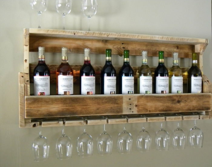 víno stojan drevené fľaše na víno usporiadať a zobraziť poháre na víno police na víno na fľaše na stenu