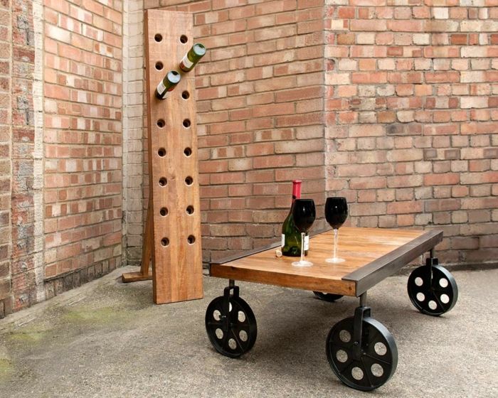 jednoduché a diskrétne víno rack nápady víno fľaše skladovanie domáce vínny stojan mobilný
