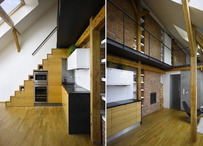 takrummet skapar bra bilder av samma rums köksdesignsideskåp