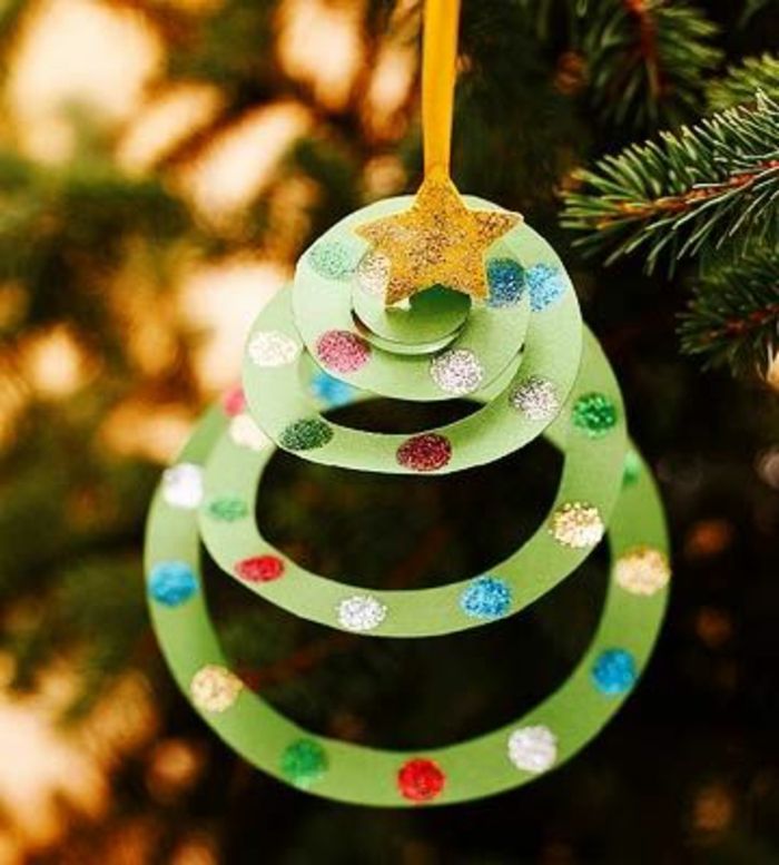 vackra julen Tinker-gröna dekorationer
