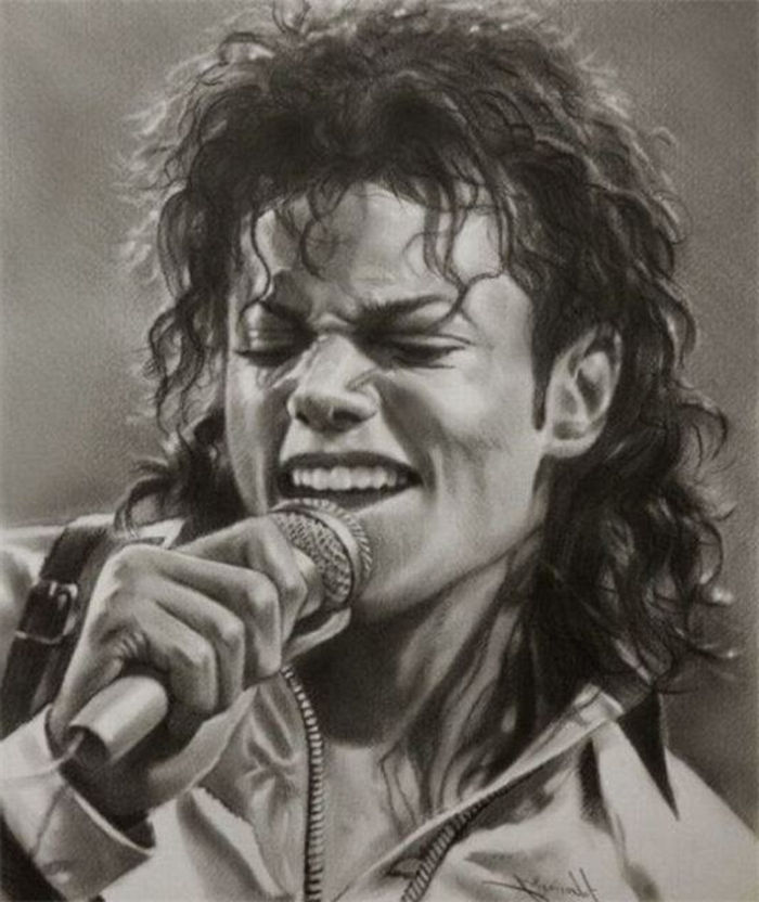 výkresy-s-ceruzky-Michael-Jackson
