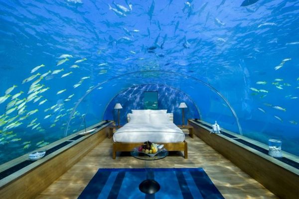 camera-dormitor-the-apă-vacanță-Maldive-travel- sub-Maldive-Travel-idei-pentru-călătorie