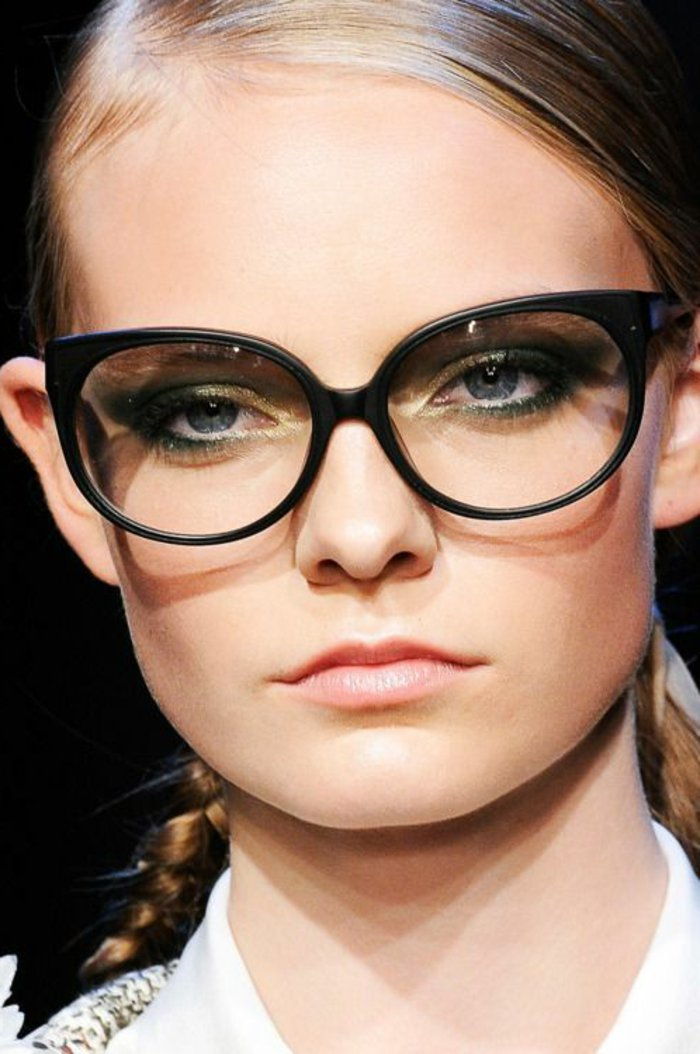 Bayanlar için 0-büyük-Retro Gözlükler