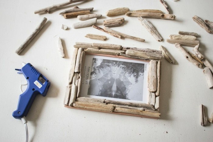 14-driftwood-Tinker-eckider-picture frame-of-drewno-diy zdjęcie