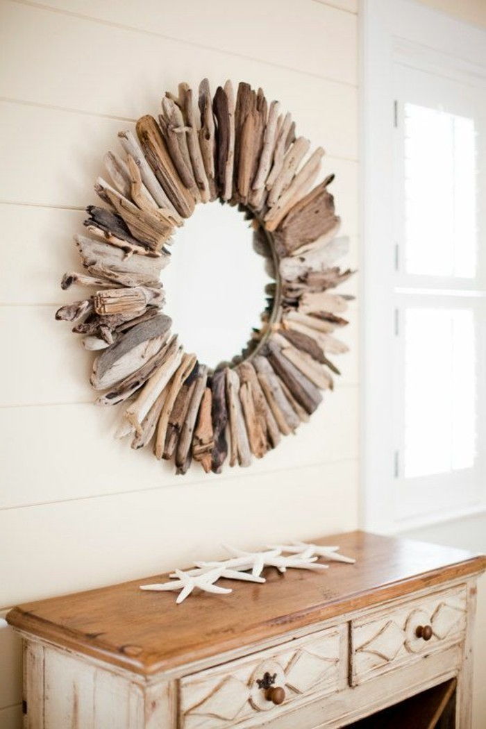 15-driftwood oglindă-rotund-frame-lemn-dulap-alb-stars-sertare