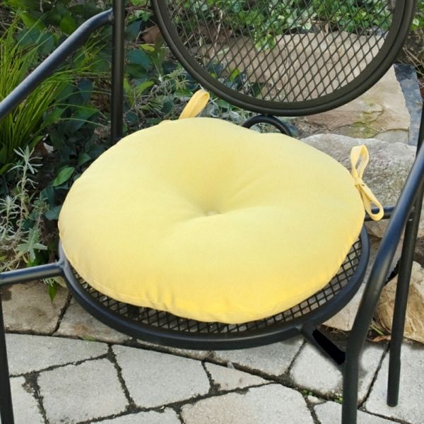 Geltona sėdimoji pagalvėlė