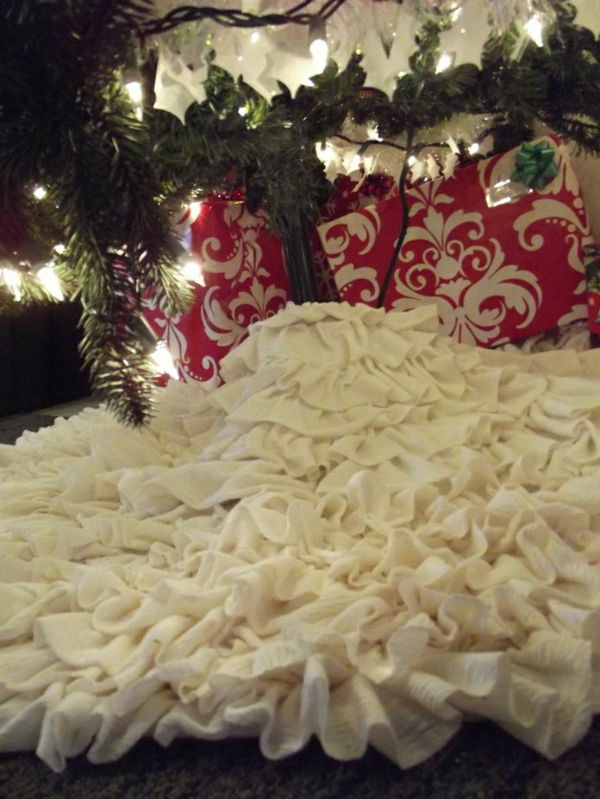 bela božična dekoracija - zelo eleganten videz