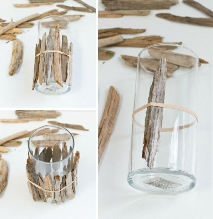 7-Driftwood-deco-sticlă vaza cu-decorare-DIY-idee lemn-dekoartikel-do it yourself-
