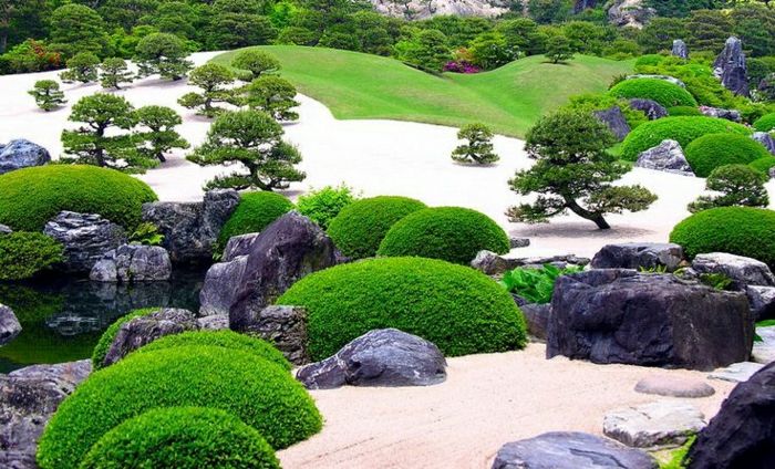 Adachi Zen Japonská záhrada Japonsko