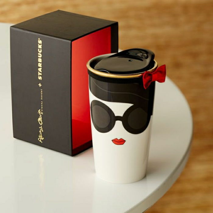 Alice - + - Olivia Starbucks kopp elegant kaffe