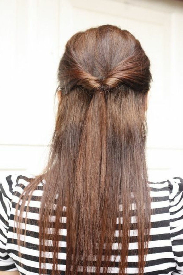Vardagliga frisyrer-för-long-hair-rödhårig kvinna