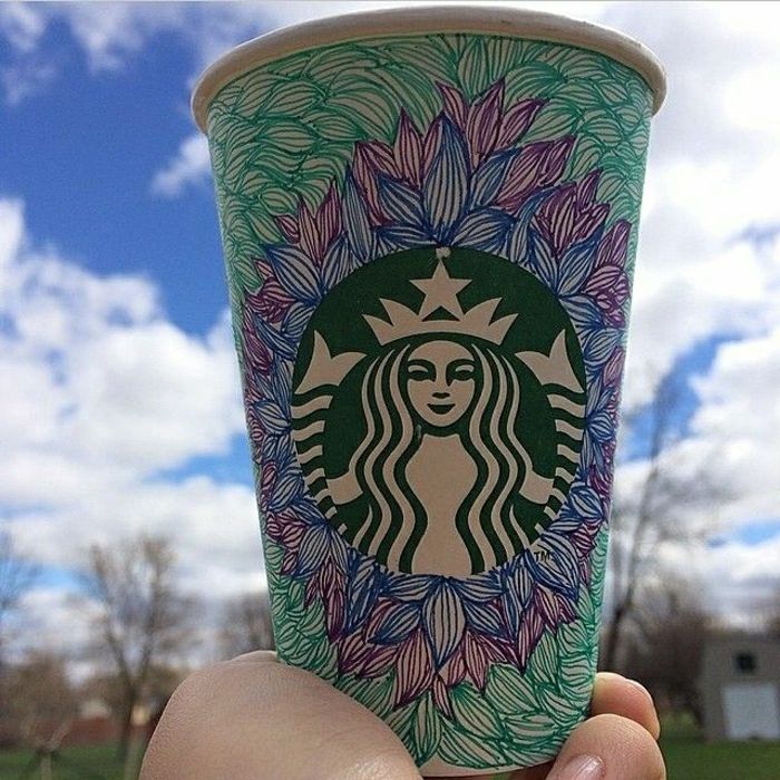 Art-cup Starbucks kaffe-vakker
