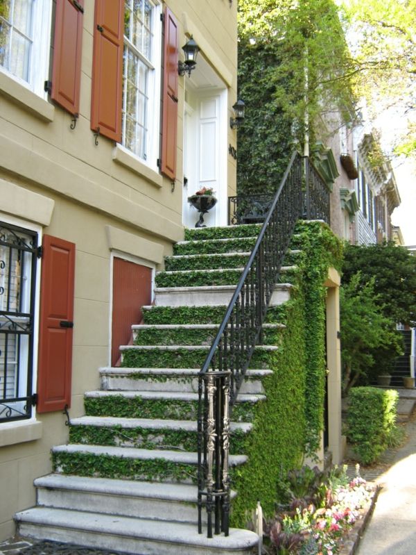 lepe zunanje stopnice z plezalka