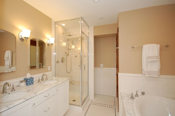 Kúpeľňa návrhu interiéru, Design-idea-s-krásne farby škrupina