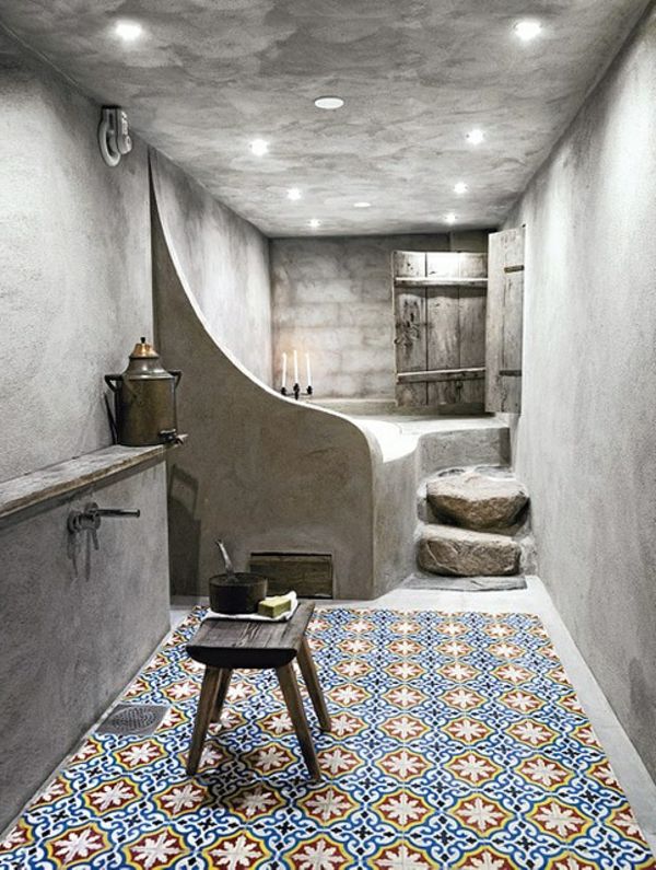 Vonios idėjos-Maroko Plytelių cool dizainas