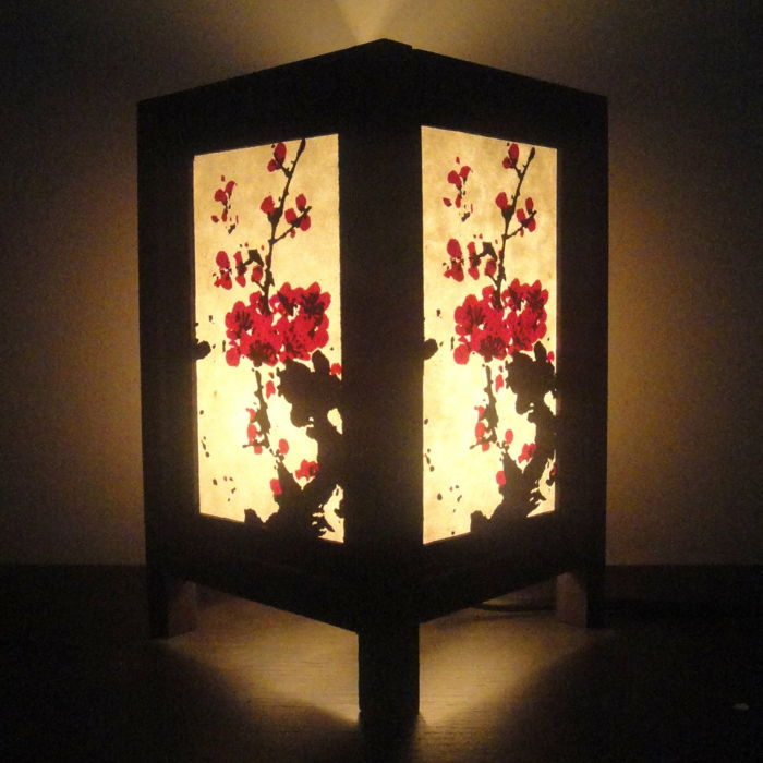 Bamboo Lamp-orientalnym azjatyckim zen-art
