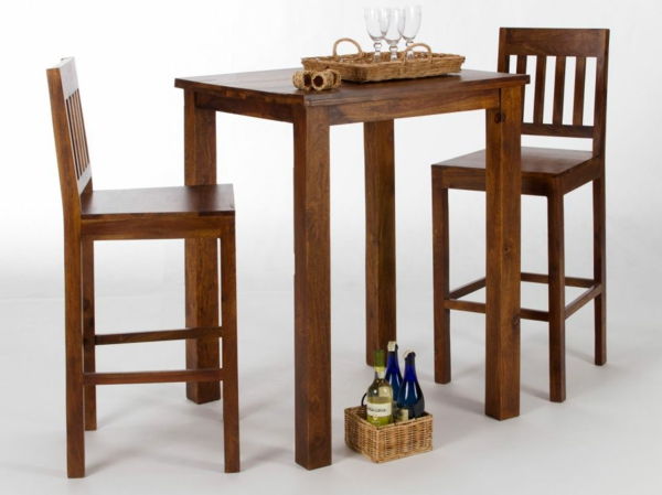 Klasikinis baro stalas nustatyti-su kėdėmis