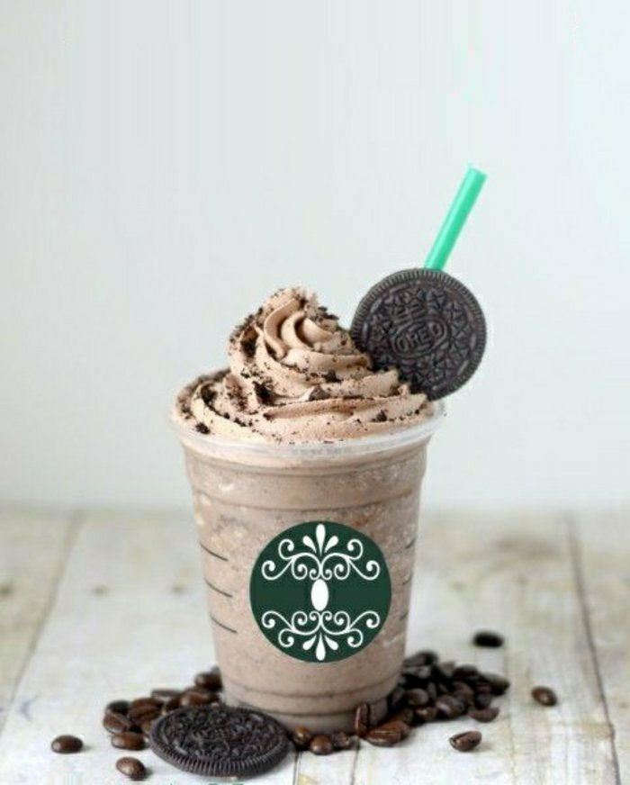 Krus Drikk Straw Oreo cookie Starbucks