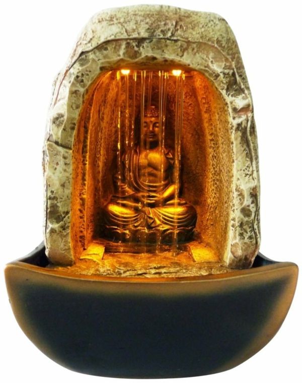 Fontanna Buddy-ciekawe-oświetlenia wnętrza