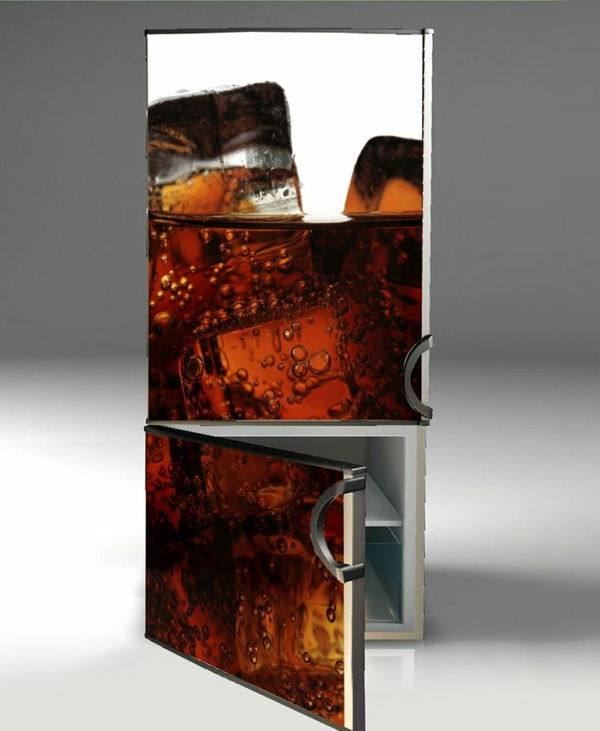 Coca-Cola naklejka lodówka oryginalny pomysł