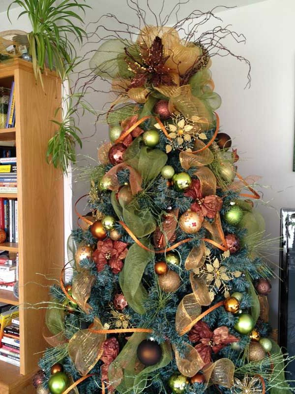 DIY vianočný strom dekorácie nápady