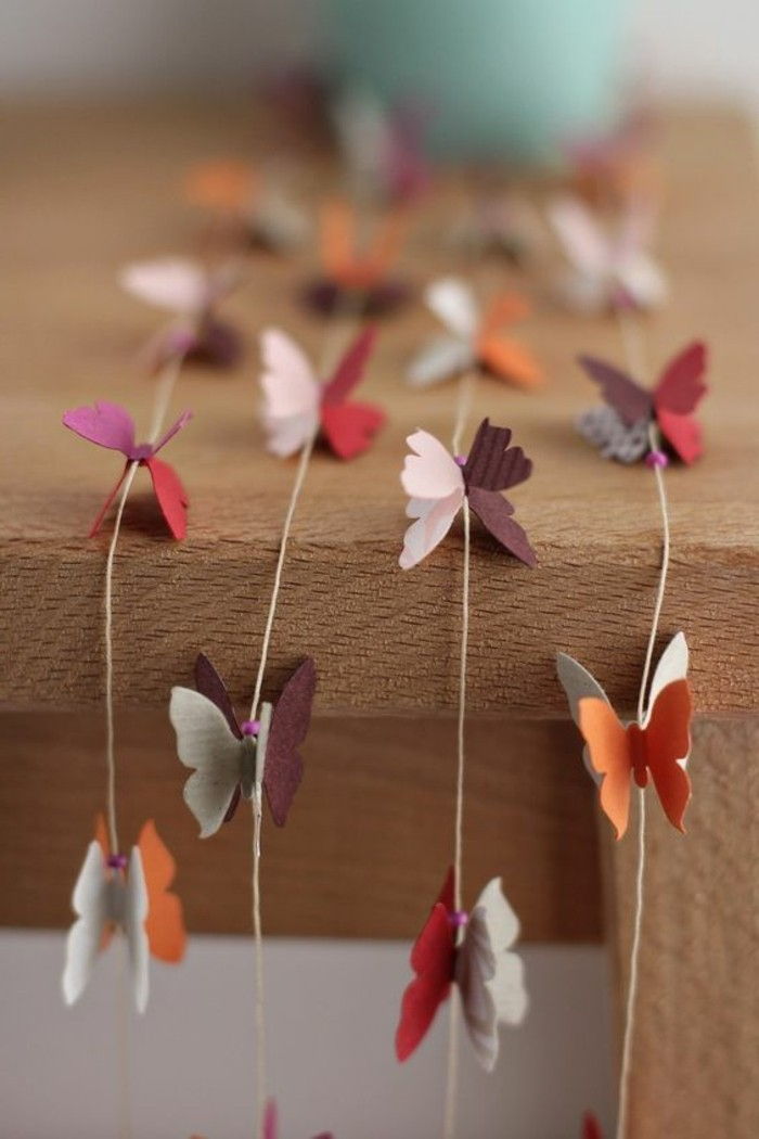Zdobenie nápady-for-the-pružina papiera motýľa remeslá