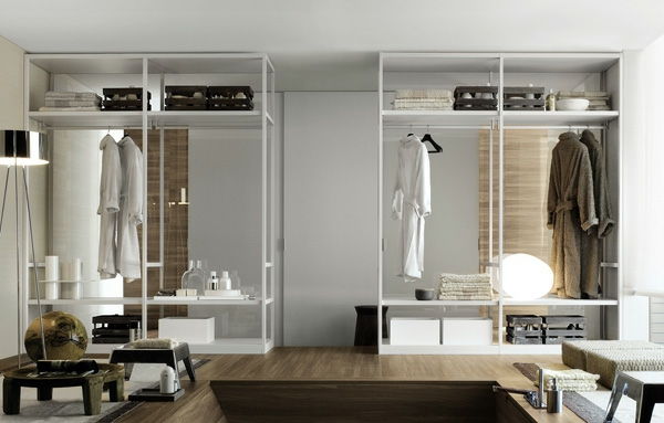Design idé lyx garderob åtkomligt
