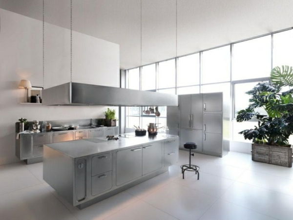Bucătărie din oțel inoxidabil modern de bucătărie bucătărie design-prisma Abimis - interesant