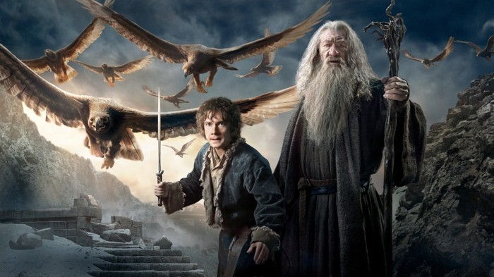 azione Film fantasy-The-Hobbit-con-le aquile